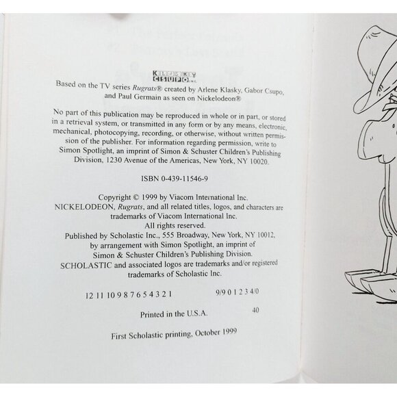 Tommy's Last Stand Rugrats &  Eat It First Ask Questions Later Paperback Books - Picture 3 of 4